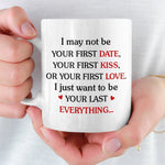 Custom Mug - Personalized Anniversary Wedding Gifts For Husband, Wife, Couple - Sip Love Repeat