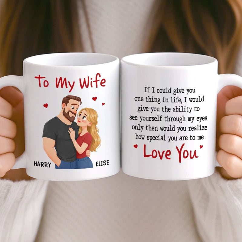 Custom Mug - Personalized Anniversary Wedding Gifts For Husband And Wife, Him And Her - Our Love Moves Gently