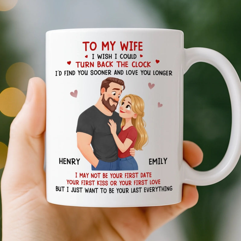 Custom Mug - Personalized Anniversary Wedding Gifts For Husband And Wife, Him And Her - Our Love Stays Steady