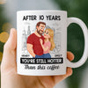 Custom Mug - Personalized Anniversary Wedding Gifts For Husband And Wife, Him And Her - Side By Side Feels Easy