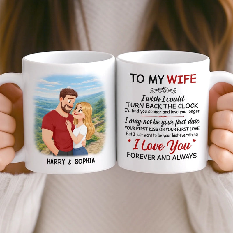 Custom Mug - Personalized Anniversary Wedding Gifts For Husband And Wife, Him And Her - Us Just Makes Sense