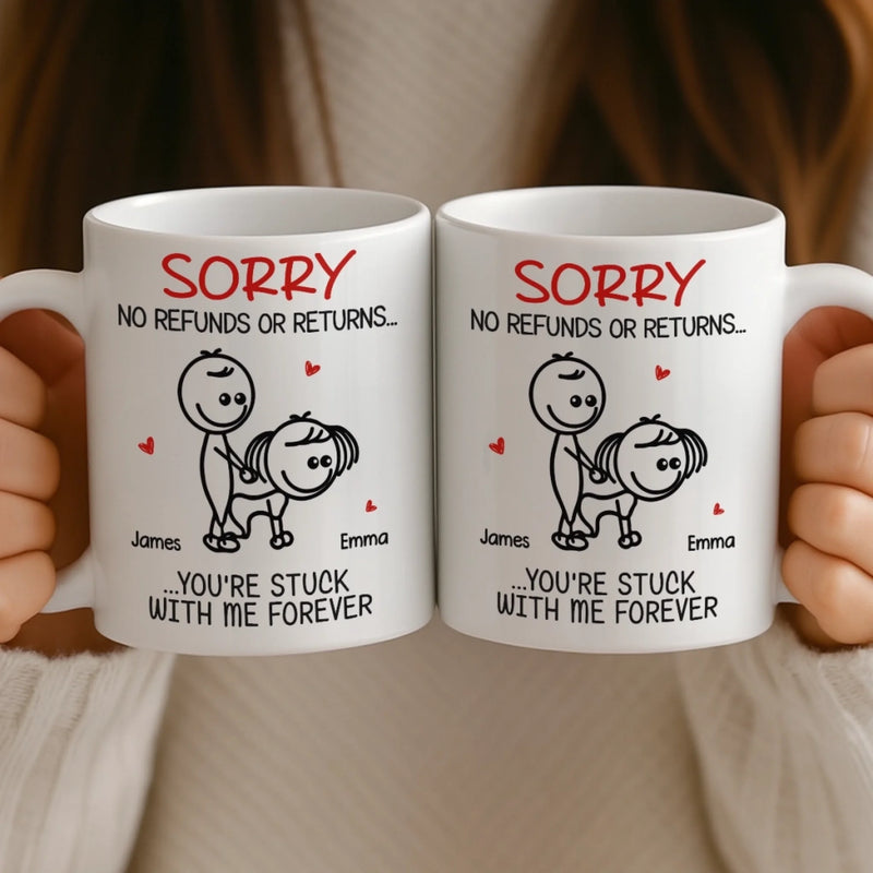 Custom Mug - Personalized Anniversary Wedding Gifts For Husband And Wife, Him And Her - Better Together