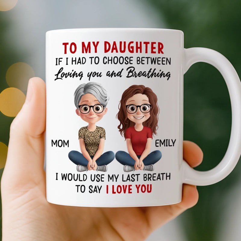 Custom Mug - Personalized Birthday Gifts For Mom, Dad, Daughter, Son - Family Makes Everything Better