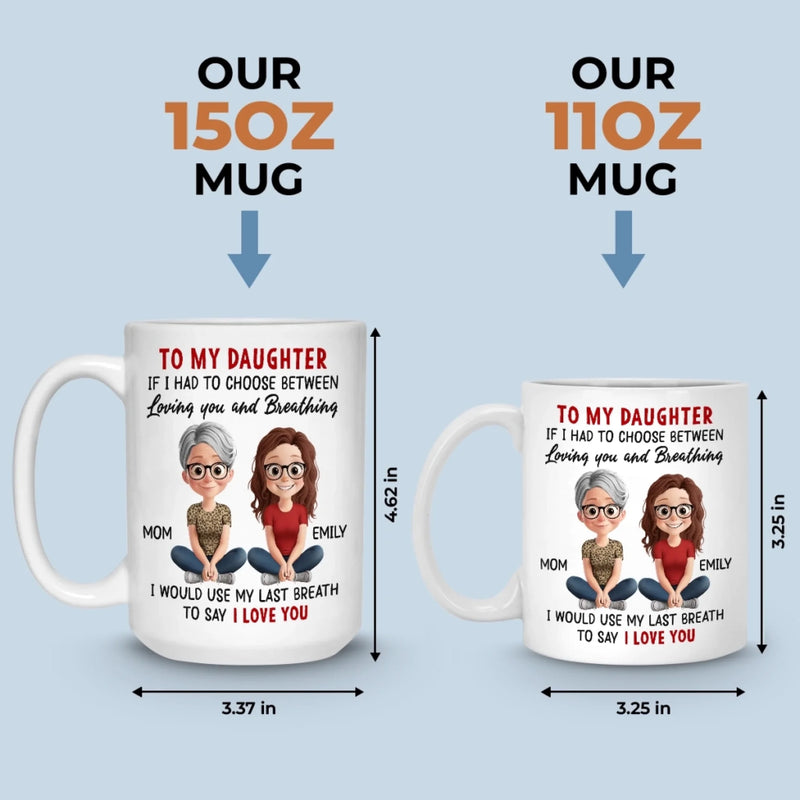 Custom Mug - Personalized Birthday Gifts For Mom, Dad, Daughter, Son - Family Makes Everything Better