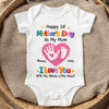 Custom Baby Onesie - Personalized Baby Shower, Gender Reveal Gifts For New Moms, New Dads, New Parents - Welcome To Our Little Miracle