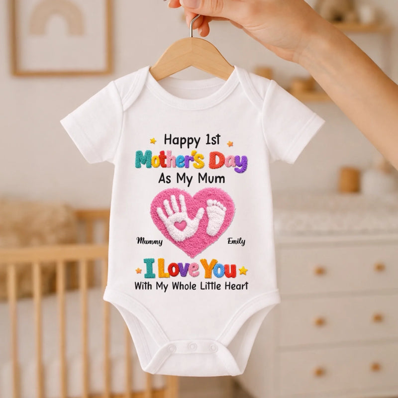 Custom Baby Onesie - Personalized Baby Shower, Gender Reveal Gifts For New Moms, New Dads, New Parents - Welcome To Our Little Miracle