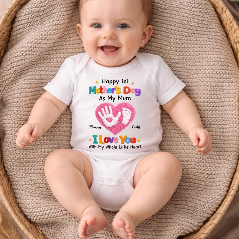 Custom Baby Onesie - Personalized Baby Shower, Gender Reveal Gifts For New Moms, New Dads, New Parents - Welcome To Our Little Miracle