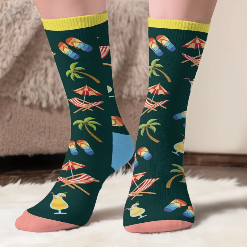 Custom Crew Socks - Personalized Retirement Gifts For Women, Men - Living The Retired Life