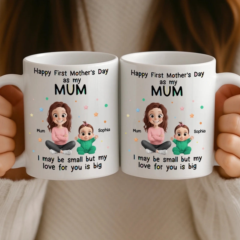 Custom Mug - Personalized Baby Shower, Gender Reveal Gifts For New Moms, New Dads, New Parents - Tiny Life Endless Love