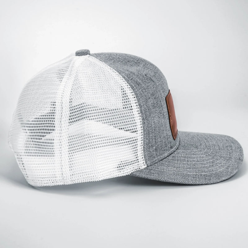 Custom Leather Patch Hat - Personalized Birthday Gifts For Dad, Grandpa - The Man We Admire