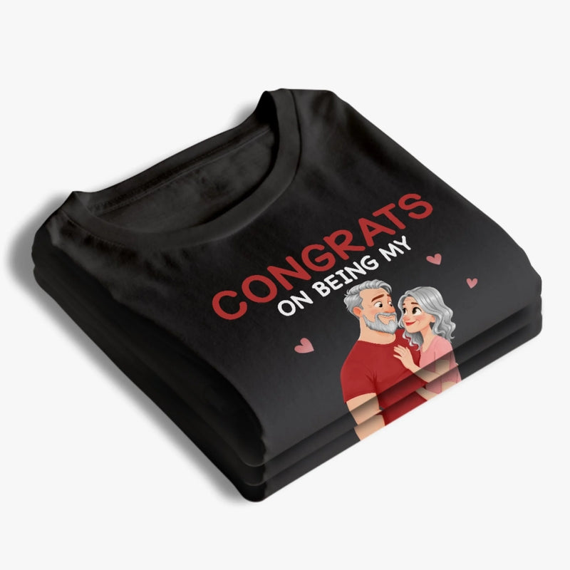 Custom Unisex T-shirt, Premium T-shirt, Hoodie - Personalized Anniversary Wedding Gifts For Husband And Wife, Him And Her - Lucky To Be Loved By You