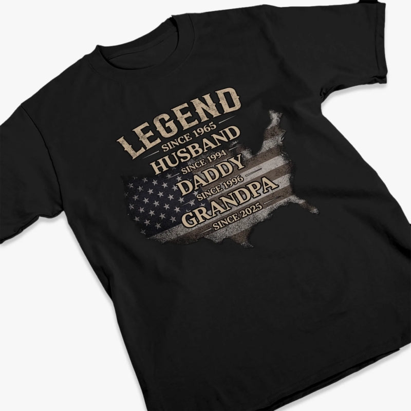 Custom Unisex T-shirt, Premium T-shirt, Hoodie - Personalized 4th Of July Gifts For Dad, Grandpa, Husband - Home Of The Brave