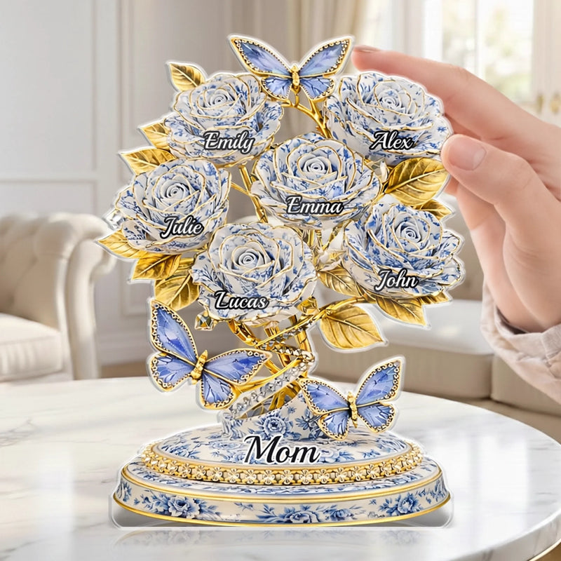 Custom Acrylic Plaque - Personalized Mother's Day Gifts For Mom, Grandma - Mom Is My Forever