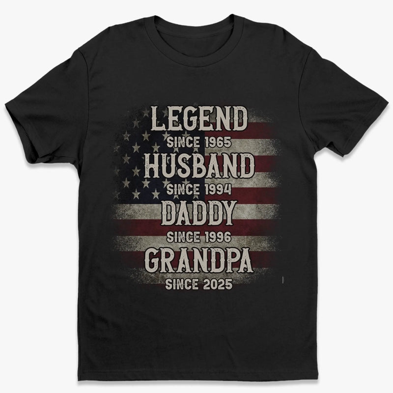 Custom Unisex T-shirt, Premium T-shirt, Hoodie - Personalized 4th Of July Gifts For Dad, Grandpa, Husband - My Favorite Hero