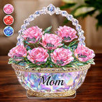 Custom Acrylic Plaque - Personalized Mother's Day Gifts For Mom, Grandma - Mom Is My Home