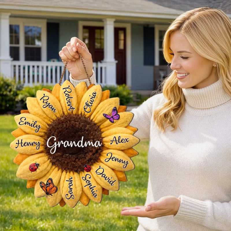 Custom Wood Sign - Personalized Birthday Gifts For Mom, Grandma - Blessed To Have You