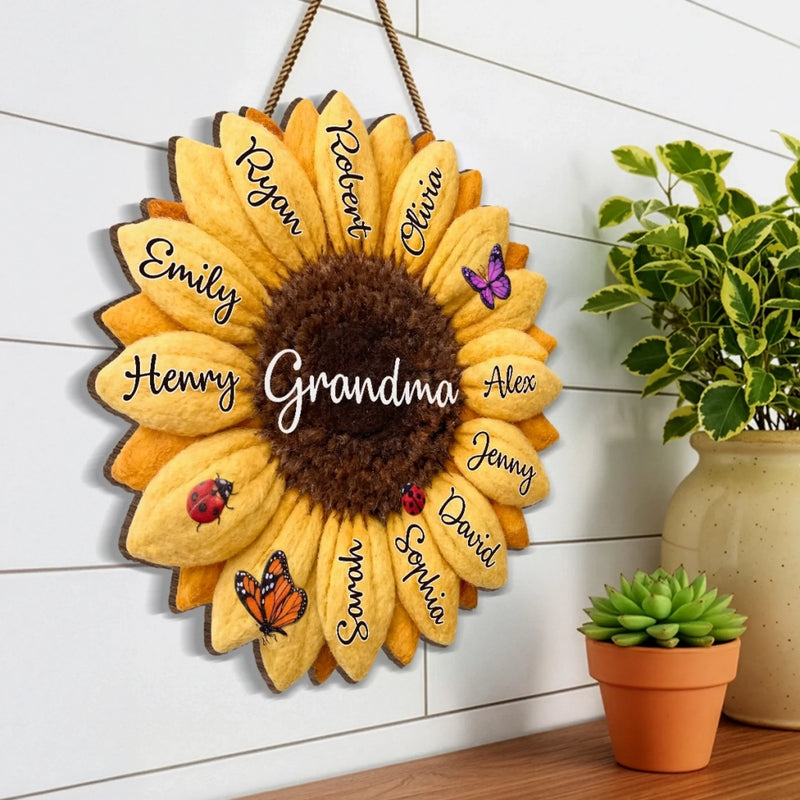 Custom Wood Sign - Personalized Birthday Gifts For Mom, Grandma - Blessed To Have You