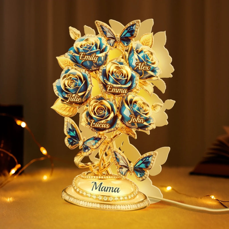 Custom Shaped Light Box - Personalized Mother's Day Gifts For Mom, Grandma - Grandma And Mom Forever