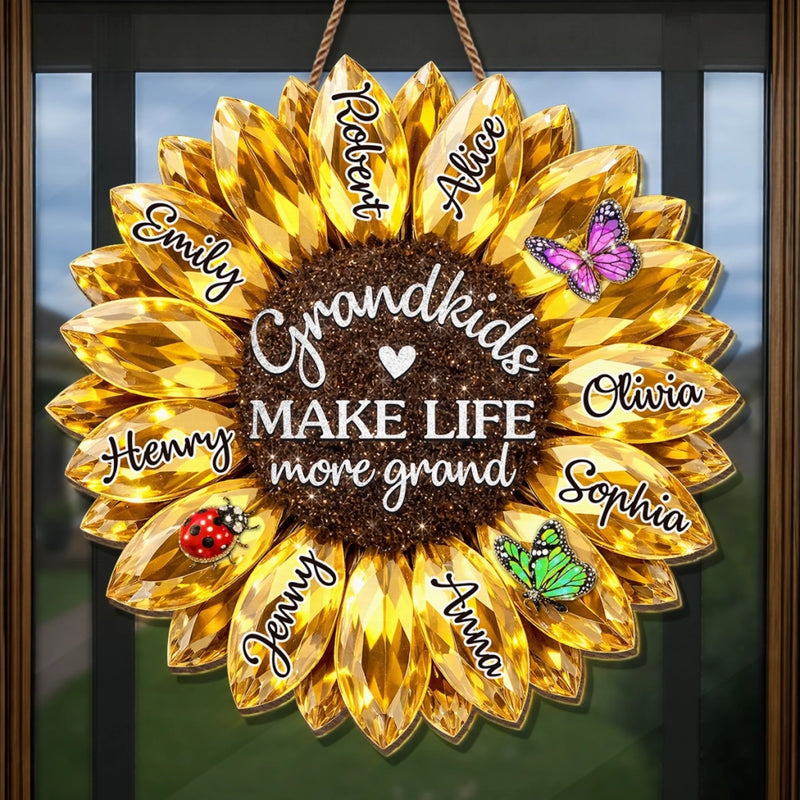 Custom Wood Sign - Personalized Birthday Gifts For Mom, Grandma - Thank You For Everything
