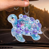 Custom Acrylic Car Ornament - Personalized Mother's Day Gifts For Mom, Grandma - Heart To Heart