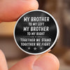 Custom Pocket Hug - Personalized Birthday Gifts For Brother - Brothers Mean Forever