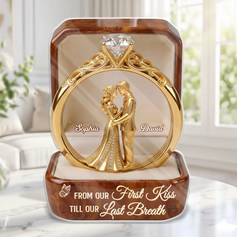 Custom Acrylic Plaque - Personalized Anniversary Wedding Gifts For Husband And Wife, Him And Her - From This Moment To Forever