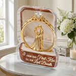 Custom Acrylic Plaque - Personalized Anniversary Wedding Gifts For Husband, Wife, Couple - From This Moment To Forever