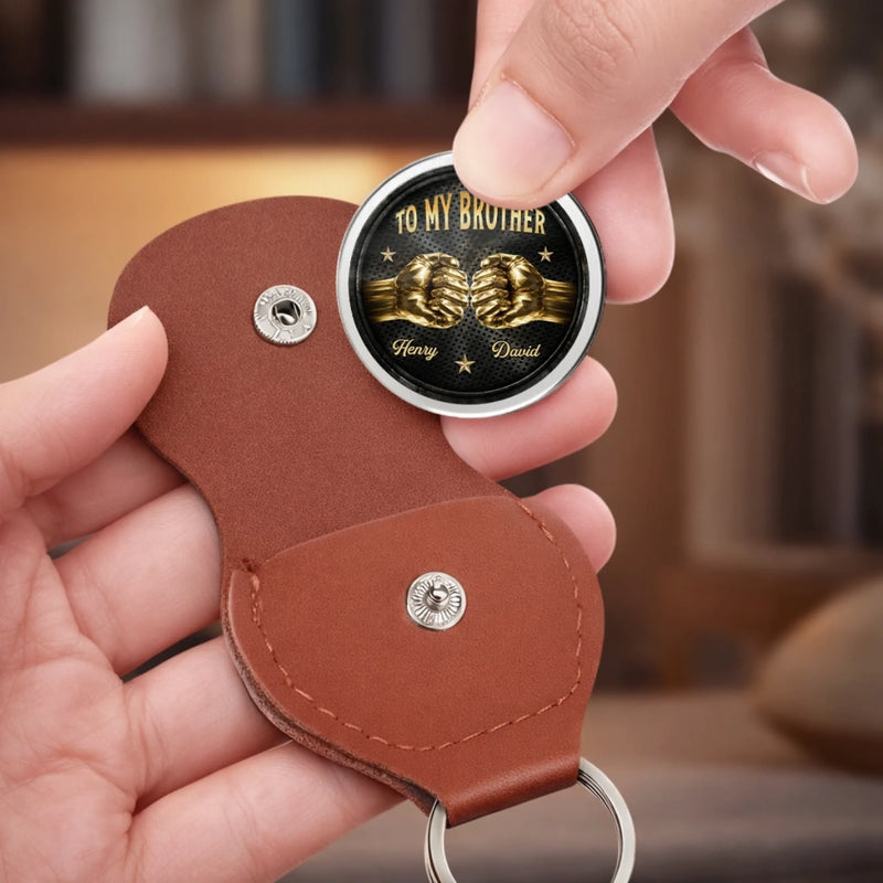 Custom Pocket Hug - Personalized Birthday Gifts For Brother - Brothers Share One Bond
