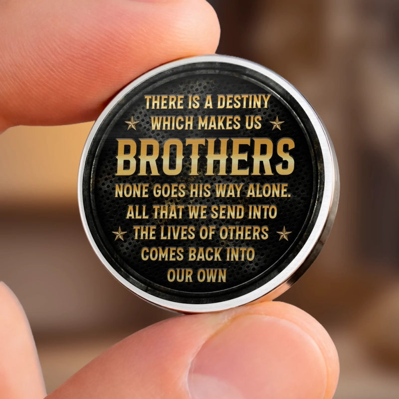 Custom Pocket Hug - Personalized Birthday Gifts For Brother - Brothers Share One Bond
