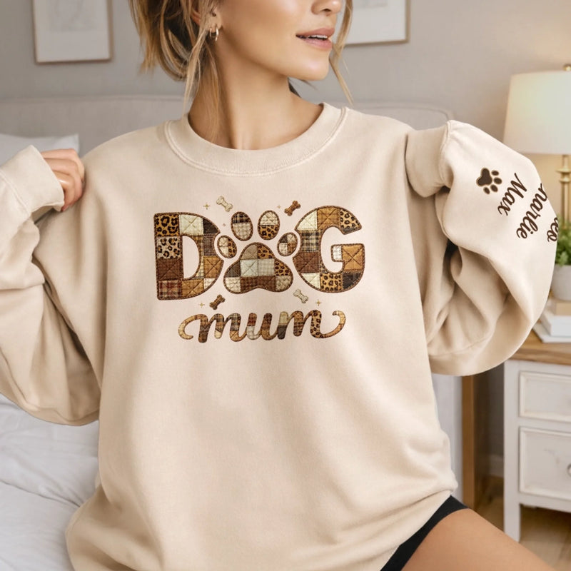 Custom Unisex Sweater, Hoodie With Design On Sleeve - Personalized Birthday Gifts For Dog Cat Lovers, Dog Dad And Mom, Cat Owners - Fur Ever Loved