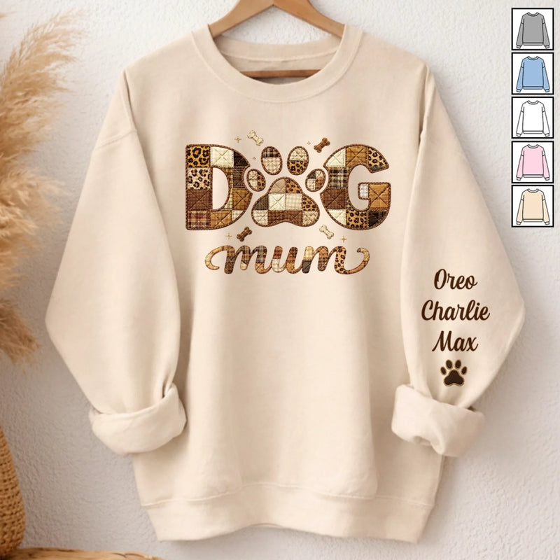 Custom Unisex Sweater, Hoodie With Design On Sleeve - Personalized Birthday Gifts For Dog Cat Lovers, Dog Dad And Mom, Cat Owners - Fur Ever Loved