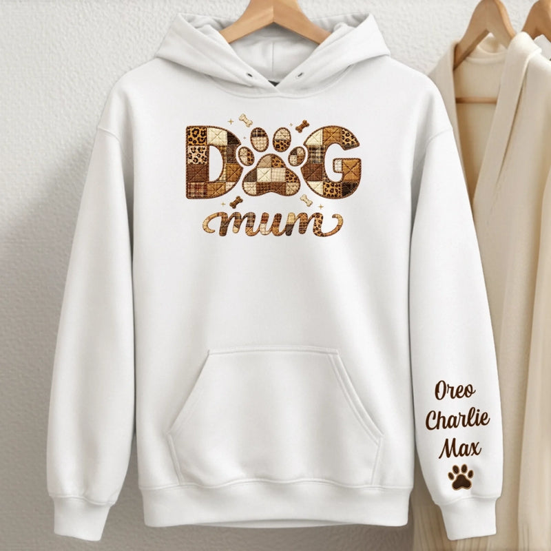 Custom Unisex Sweater, Hoodie With Design On Sleeve - Personalized Birthday Gifts For Dog Cat Lovers, Dog Dad And Mom, Cat Owners - Fur Ever Loved