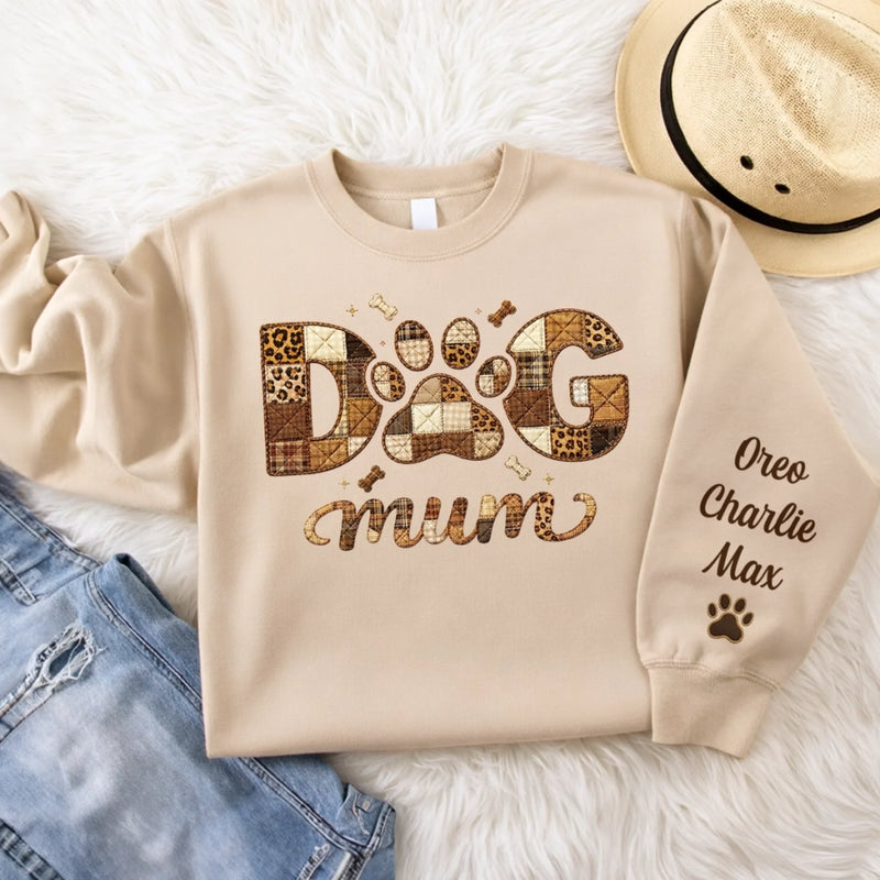 Custom Unisex Sweater, Hoodie With Design On Sleeve - Personalized Birthday Gifts For Dog Cat Lovers, Dog Dad And Mom, Cat Owners - Fur Ever Loved