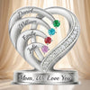 Custom Acrylic Plaque - Personalized Mother's Day Birthday Gifts For Mom, Grandma - A Heart Full Of Sparkle