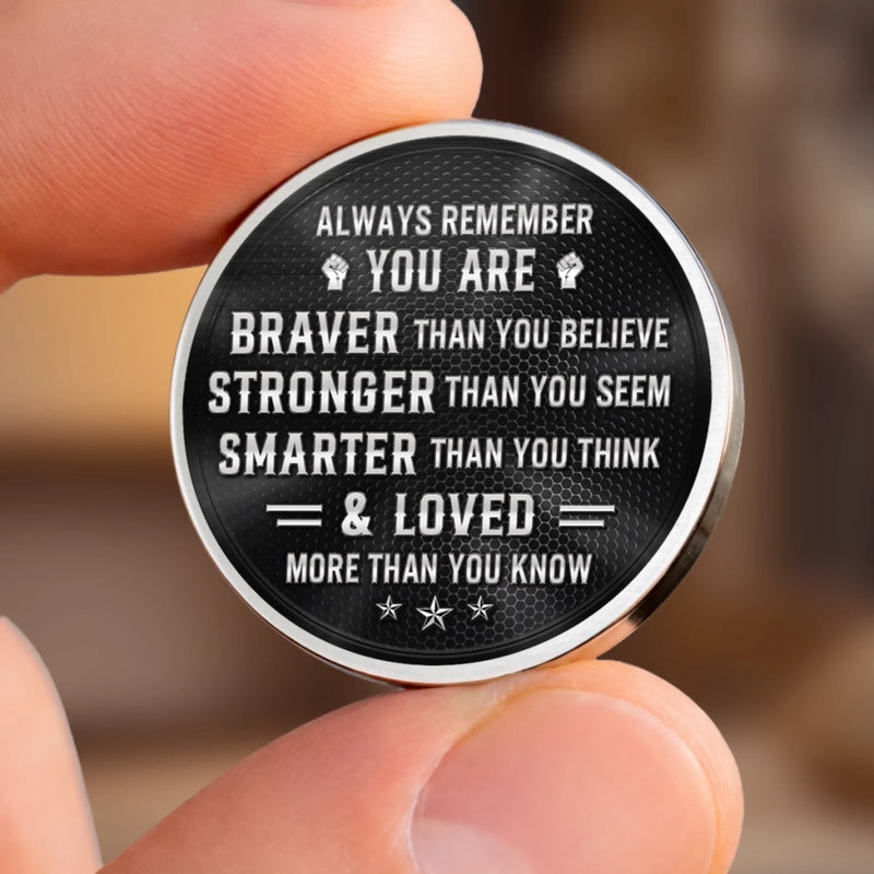 Custom Pocket Hug - Personalized Birthday Gifts For Brother - Always Brothers No Matter What