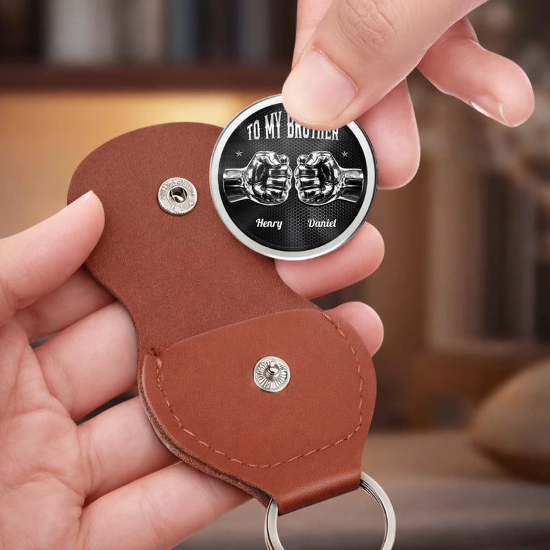 Custom Pocket Hug - Personalized Birthday Gifts For Brother - Always Brothers No Matter What