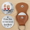 Custom Pocket Hug - Personalized Christmas Birthday Gifts For Grandma, Grandson, Granddaughter - Grandma’s Love Knows No Distance