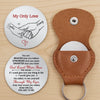 Custom Pocket Hug - Personalized Anniversary Wedding Gifts For Husband And Wife, Him And Her - Hold This When Missing Me