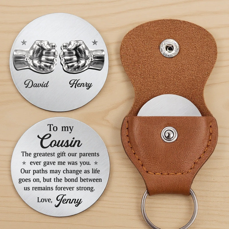 Custom Pocket Hug - Personalized Birthday Gifts For Brother, Sister - Siblings By Heart Always