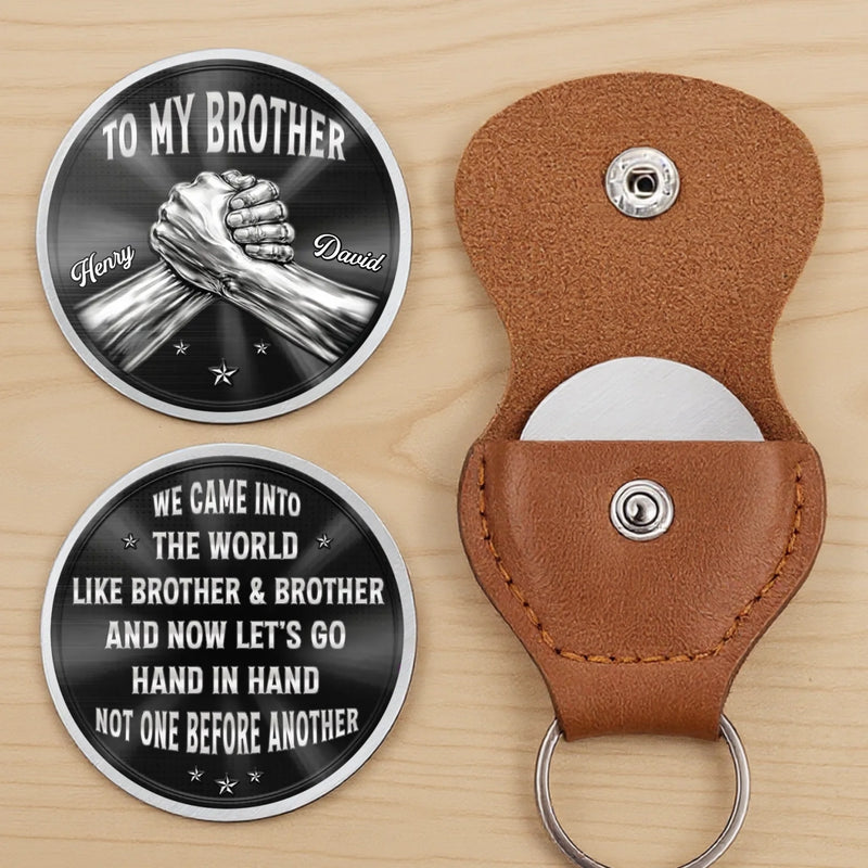 Custom Pocket Hug - Personalized Birthday Gifts For Brother - Brothers Always Have Each Other
