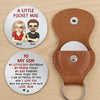 Custom Pocket Hug - Personalized Birthday Gifts For Mom, Son, Daughter - Hug You In Spirit