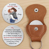 Custom Pocket Hug - Personalized Anniversary Wedding Gifts For Husband And Wife, Him And Her - Side By Side We Rise