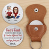 Custom Pocket Hug - Personalized Birthday Gifts For Mom, Dad - A Hug From My Heart