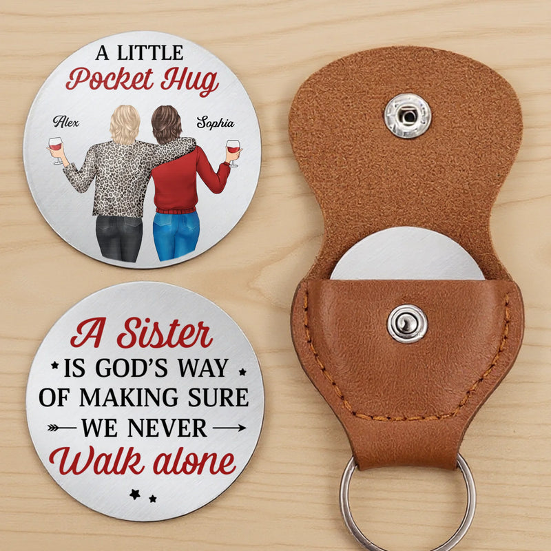 Custom Pocket Hug - Personalized Christmas Birthday Gifts For Brother, Sister - Growing Together Through It All