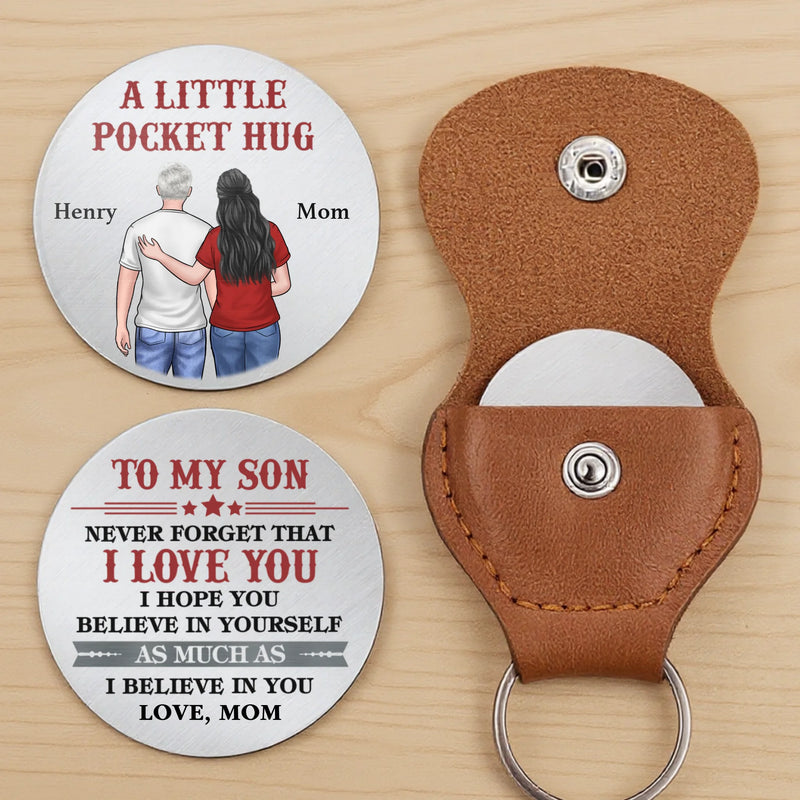 Custom Pocket Hug - Personalized Birthday Gifts For Mom, Dad, Son - Carry My Love