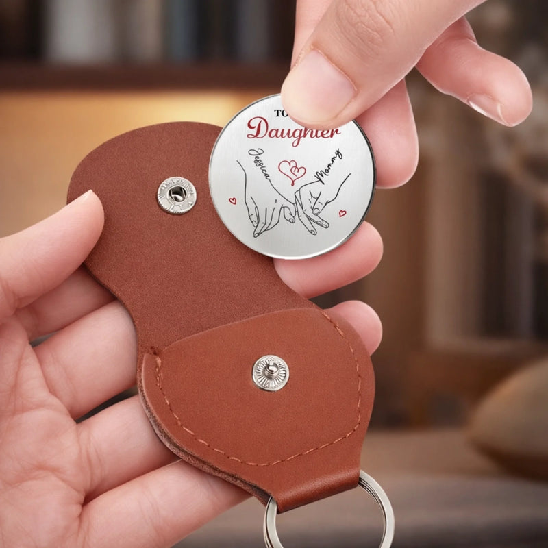 Custom Pocket Hug - Personalized Mother's Day Birthday Gifts For Mom, Daughter - Sending You A Hug