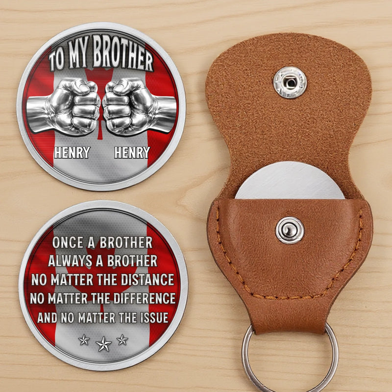 Custom Pocket Hug - Personalized Birthday Gifts For Brother - Always My Brother