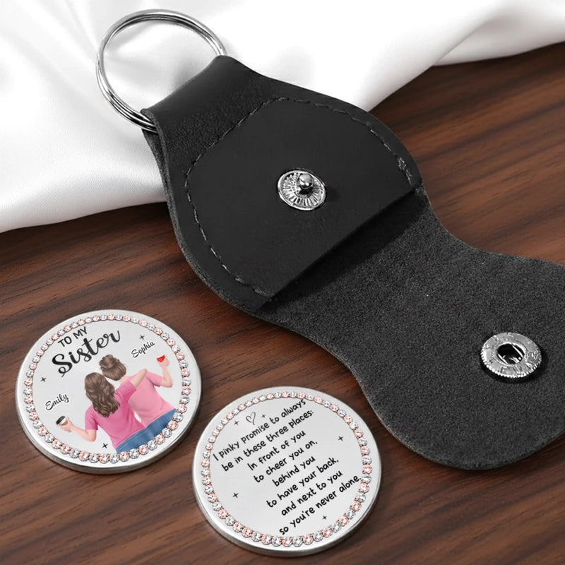 Custom Pocket Hug - Personalized Best Friend Birthday Gifts For Women, Besties, Sisters, BFF - My Bestie My Person