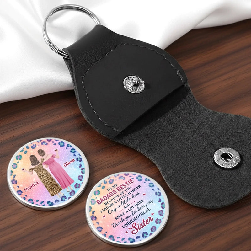 Custom Pocket Hug - Personalized Best Friend Birthday Gifts For Women, Besties, Sisters, BFF - Besties Forever, No Filter