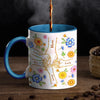 Custom 3D Inflated Effect Printed Accent Mug - Personalized Mother's Day Gifts For Mom, Grandma - Mom Love Never Fades